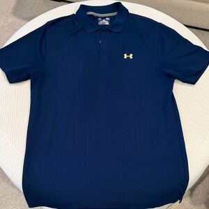 Under Armour Men's Dry fit Polo Shirt in Navy and Yellow